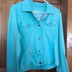 Blue jacket size medium